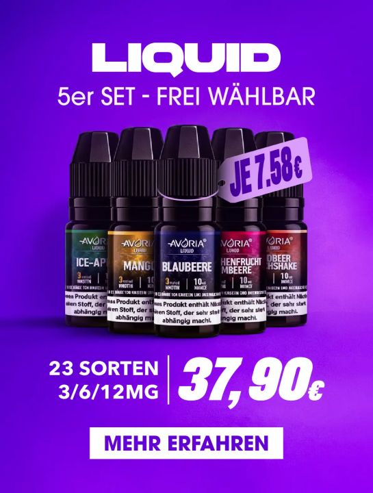 Avoria - Liquid Bundle 5er Sparpack