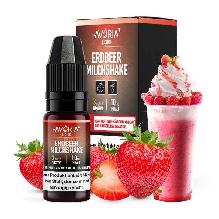 Avoria - Erdbeer-Milchshake Liquid 10ml
