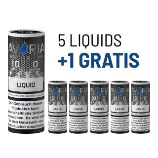 5x10ml Liquid-Bundle + 1 Gratis Liquid - 0mg