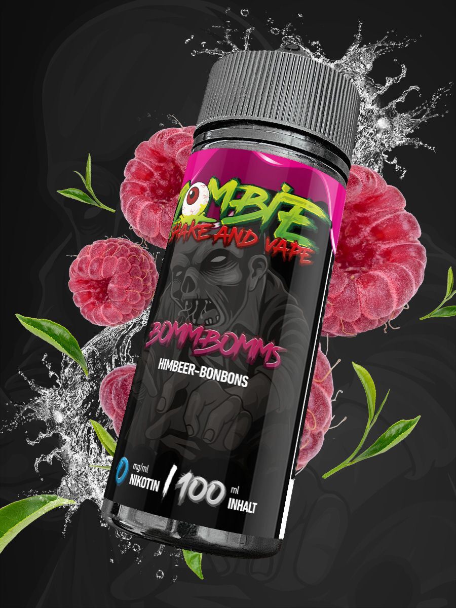 Zombie Bommbomms Shortfill Liquid 100ml Se Himbeerbonbons Zombie Bommbomms Shortfill Liquid 100ml Se Himbeerbonbons