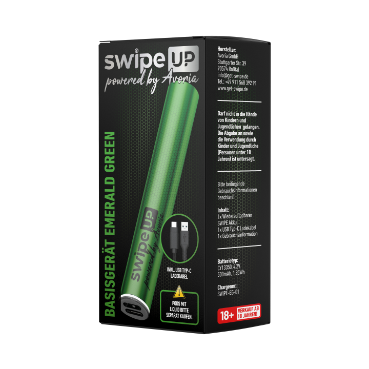 Swipe UP - POD Kit Batterie - Basisgerät 500mAh