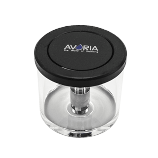 Avoria - E-Shisha Ersatzglas Schwarz