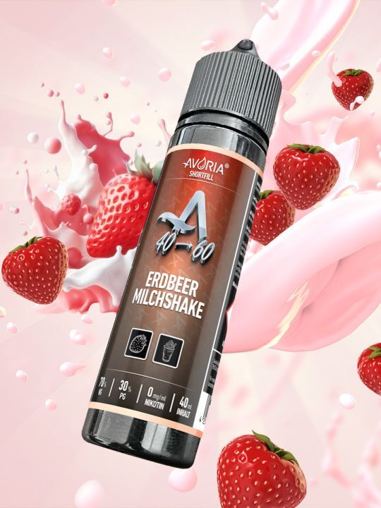 Avoria - Erdbeer - Milchshake Shortfill Liquid 40ml