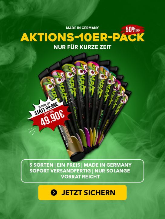 Zombie - Einweg E-Zigaretten Bundle 10er Sparpack 20mg