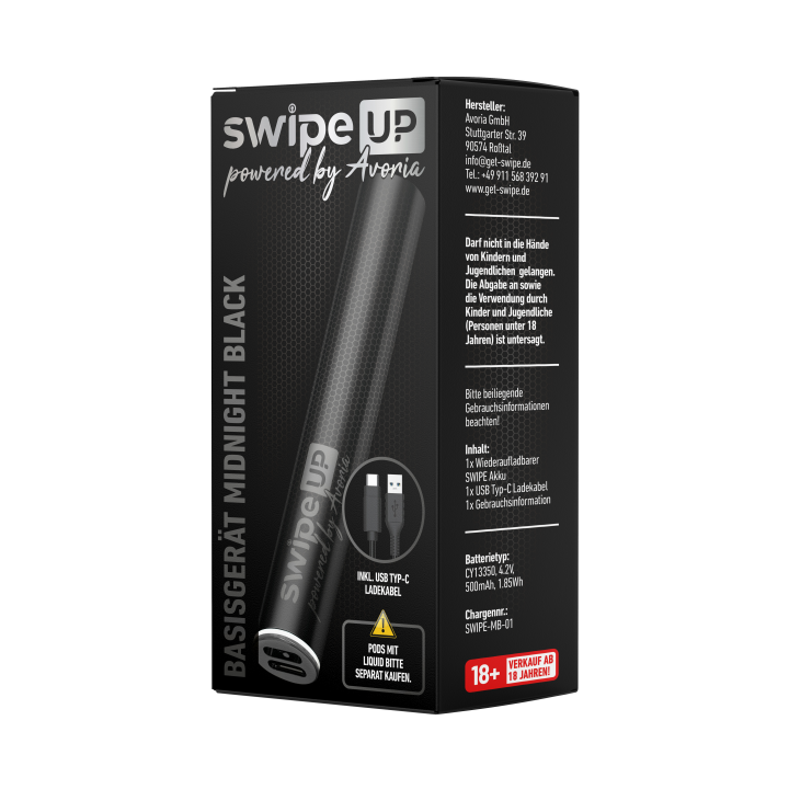 Swipe UP - POD Kit Batterie - Basisgerät 500mAh