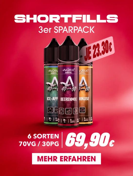 Avoria - Shortfill Bundle 3er Sparpack (3 x 40ml )