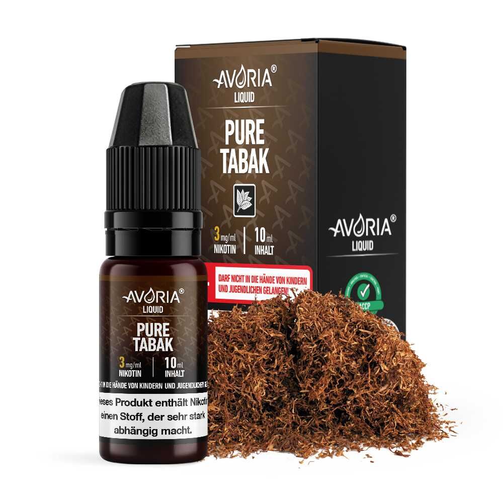 e zigaretten liquid tabak geschmack Avoria Pure Tabak Liquid – Authentisches E-Liquid günstig kaufen